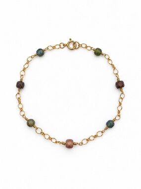 AWB3 Mixed Tourmaline Gold Bracelet